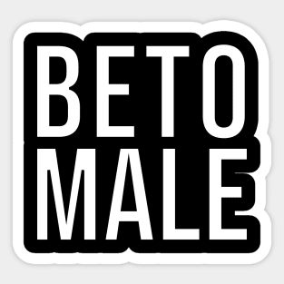 Beto Male Sticker